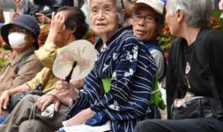 日本老龄化程度第一 日本老龄化人口比例